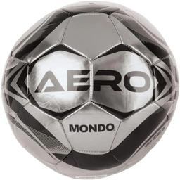 Футбольный мяч Mondo Aero 9, размер 5, серебристый (13712)