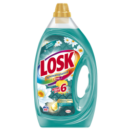 Гель для стирки Losk Color Ароматерапия с эфирными маслами и ароматом Балийского лотоса и лилии, 3 л
