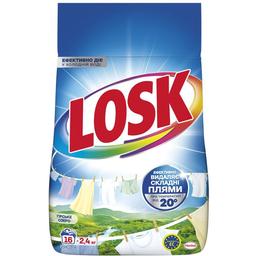 Порошок для прання Losk Гірське Озеро для білих та світлих речей 2.4 кг