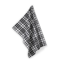 Кухонное полотенце Kela Gianna, 70x50 см, черно-белый в клетку (12784)
