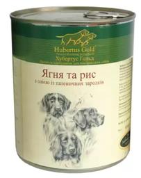 Вологий корм для собак Hubertus Gold Ягня і рис, 800 г