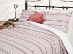 Комплект постельного белья Irya Flint, евростандарт, светло-розовый (svt-2000022265942)