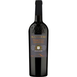 Вино Manieri Primitivo di Manduria, червоне, сухе, 0.75 л