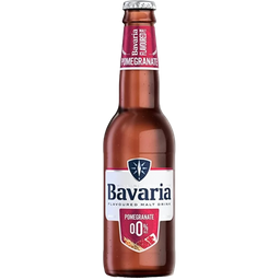 Пиво Bavaria Гранат, безалкогольне, світле, фільтроване, 0,33 л