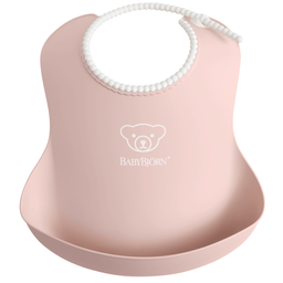 Мягкий слюнявчик-нагрудник BabyBjorn Baby Bib, розовый (46364)