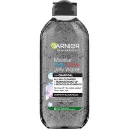 Гель-вода з вугіллям Garnier Pure Active для очищення шкіри обличчя, схильної до появи чорних цяток 400 мл