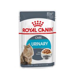 Вологий корм для дорослих котів, що сприяє підтримці здоров'я сечовидільної системи Royal Canin Urinary Care, шматочки в соусі, 85 г