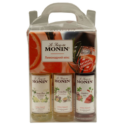 Набір сиропів Monin Лимонадний мікс, 150 мл (3шт. по 50 мл) (4820213460011)