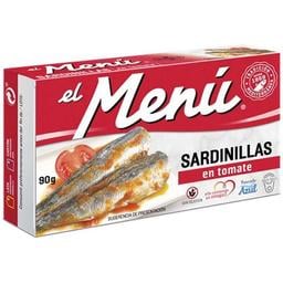 Сардини El menu середземноморські у томаті, 90 г