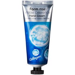 Крем для рук FarmStay Visible Difference Hand Cream Collagen з колагеном 100 г