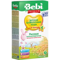 Безмолочна низькоалергенна каша Bebi Premium Рисова з пребіотиками 200 г