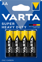 Батарейка Varta Superlife AA Bli Zinc-Carbon, 4 шт. (2006101414)