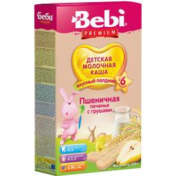 Молочная каша Bebi Premium Вкусный полдник Пшеничная с печеньем и грушами 200 г