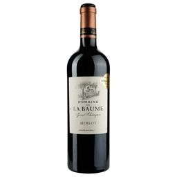 Вино Domaine La Baume Merlot красное сухое, 0,75 л, 14% (674252)