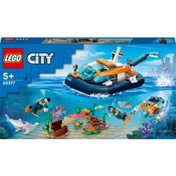 Конструктор LEGO City Дослідницький підводний човен, 182 деталі (60377)
