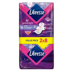Гигиенические прокладки Libresse Goodnight Maxi, 16 шт. (9592)