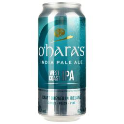 Пиво O'Hara's West Coast IPA, полутемное, 6,2%, ж/б, 0,44 л