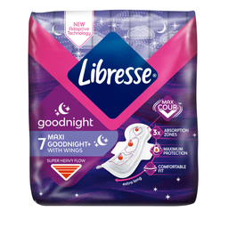 Гигиенические прокладки Libresse Goodnight Maxi, 8 шт. (9522)