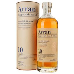 Виски Arran 10yo Single Malt Scotch Whisky, в тубусе, 46%, 0,7 л (25013)