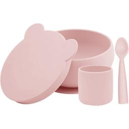 Набор для кормления MinikOiOi BLW Set I Pinky Pink силиконовый (101070055)