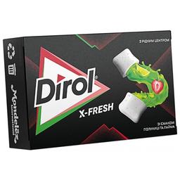 Резинка жевательная Dirol X-Fresh Клубника-лайм, 19 г (797119)