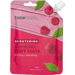 Освітлююча грязьова маска для тіла Face Facts Brightening Raspberry Body Mask 200 мл
