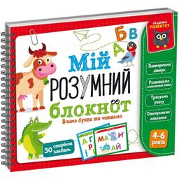 Гра розвиваюча Vladi Toys Академія розвитку Мій розумний блокнот: вчимо літери та читаємо (VT5001-03)