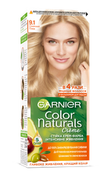 Фарба для волосся Garnier Color Naturals, відтінок 9.1 (Сонячний пляж), 110 мл ( C4431326)