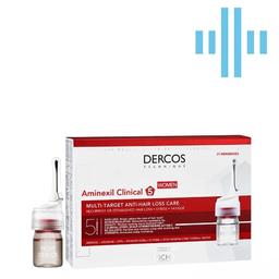 Засіб проти випадання волосся Vichy Dercos Aminexil Clinical 5, для жінок, 21 шт.