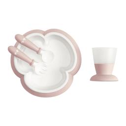 Набор детской посуды BabyBjorn Baby Feeding Set Powder Pink, розовый (078164)