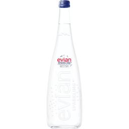 Вода минеральная Evian газированная стекло 0.75 л (38590)