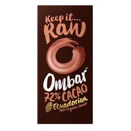 Шоколад чорний Ombar 72% какао, 70 г (825172)