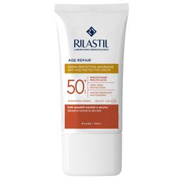 Антивіковий сонцезахисний крем Rilastil для обличчя, з SPF 50+, 40 мл