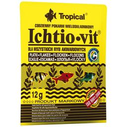 Корм для риб Tropical Ichtio-Vit, у вигляді пластівців, 12 г