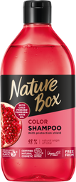 Шампунь Nature Box для фарбованого волосся, з гранатовою олією холодного віджиму, 385 мл