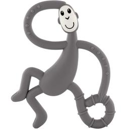 Игрушка-прорезыватель Matchstick Monkey Танцующая Обезьянка, 14 см, серая (MM-DMT-001)