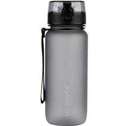 Бутылка для воды UZspace Colorful Frosted, 650 мл, серый (3037)