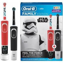 Набір електричних зубних щіток Oral-B Family Edition Vitality&Kids Зоряні Війни 2 шт.