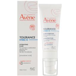 Увлажняющий крем для лица Avene Tolerance Hydra-10, для сухой и нормальной кожи, 40 мл