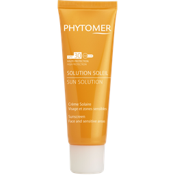 Солнцезащитный крем для лица и чувствительных зон Phytomer Sun Solution SPF 30, 50 мл