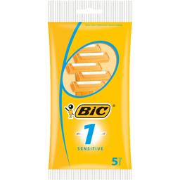 Бритва мужская BIC Sensitive 1, без сменных картриджей, 5 шт.