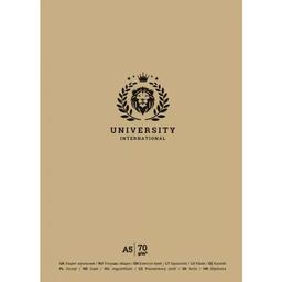 Тетрадь общая Student, А5, в линию, 80 л., International University (A5-080-5210L)