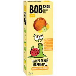 Натуральный мармелад Bob Snail Яблоко-Груша-Лимон 27 г