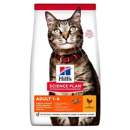 Сухий корм для дорослих котів Hill's Science Plan Adult, з куркою, 15 кг (604063)
