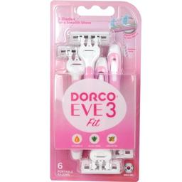 Бритва одноразовая Dorco Eve3 3 лезвия, 6 шт.