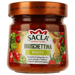 Брускетта Sacla с томатами и базиликом 190 г (896801)