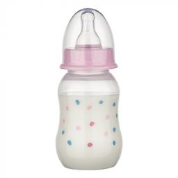 Пляшечка Baby-Nova Droplets, 130 мл, рожевий (3960072)