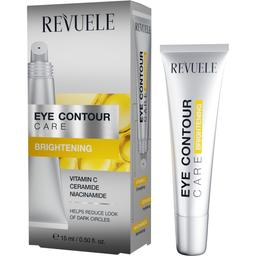 Гель для догляду за контуром очей Revuele Eye Contour Care Brightening освітлюючий 15 мл