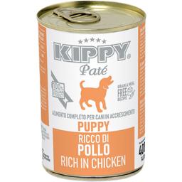 Влажный корм для щенков Kippy паштет с курицей 400 г