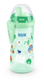 Поильник Nuk Evolution Kiddy Cup, 300 мл, зеленый (3952388)